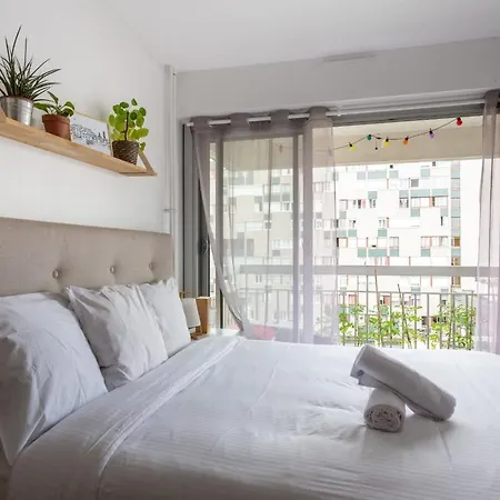 Amazing 38m2 Apartment, With Balcony, In 19e District Parigi